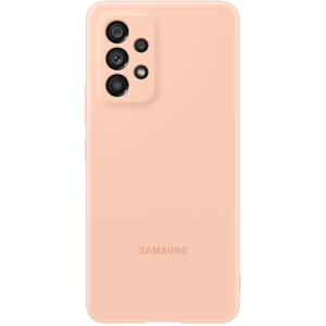 Цвет: Розовый - Чехол Samsung Silicone Cover Peach для Samsung Galaxy A53 5G SM-A536 (EF-PA536TPEG)