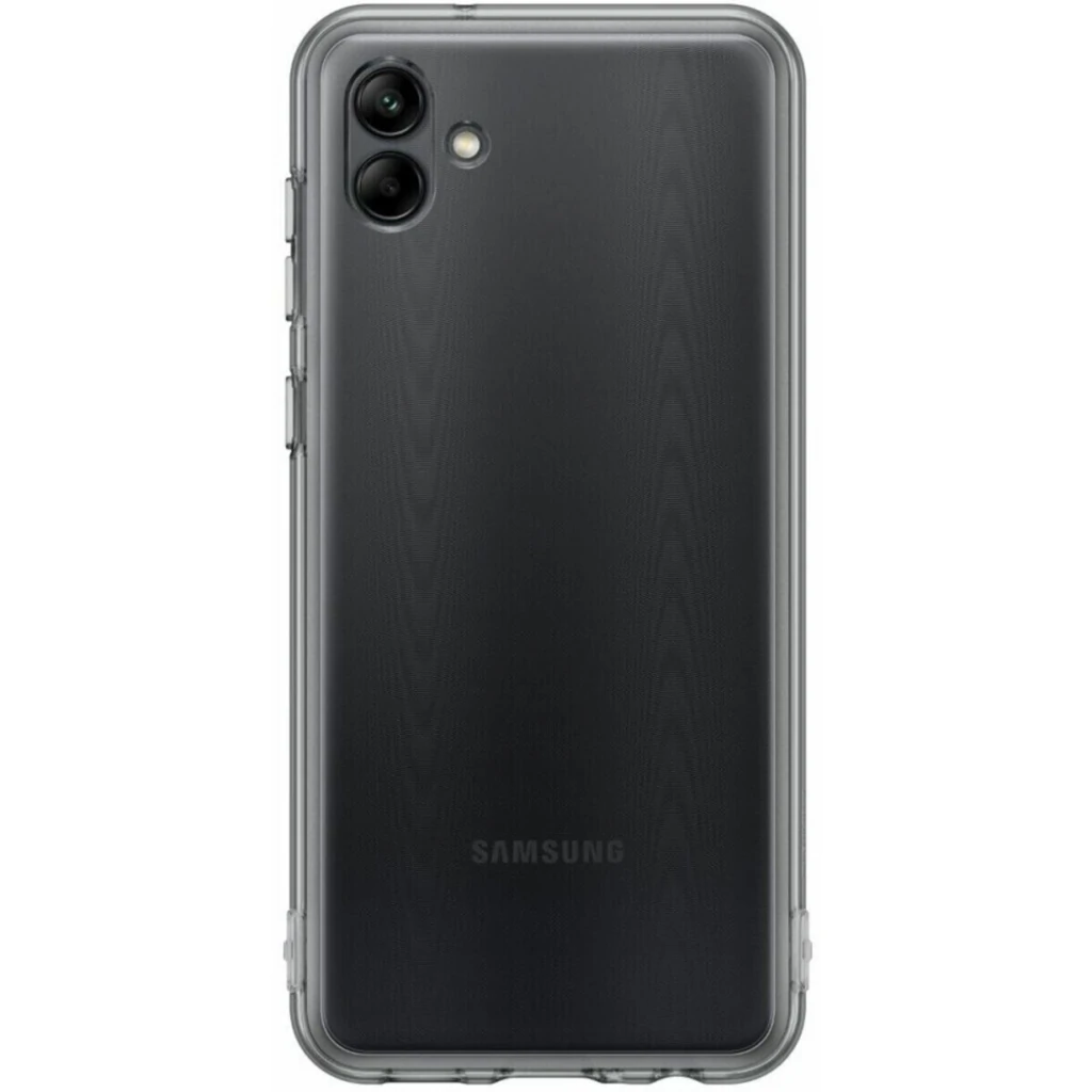 Чехол Samsung Soft Clear Cover Black для Samsung Galaxy A04 SM-A045 (EF-QA045TBEG)