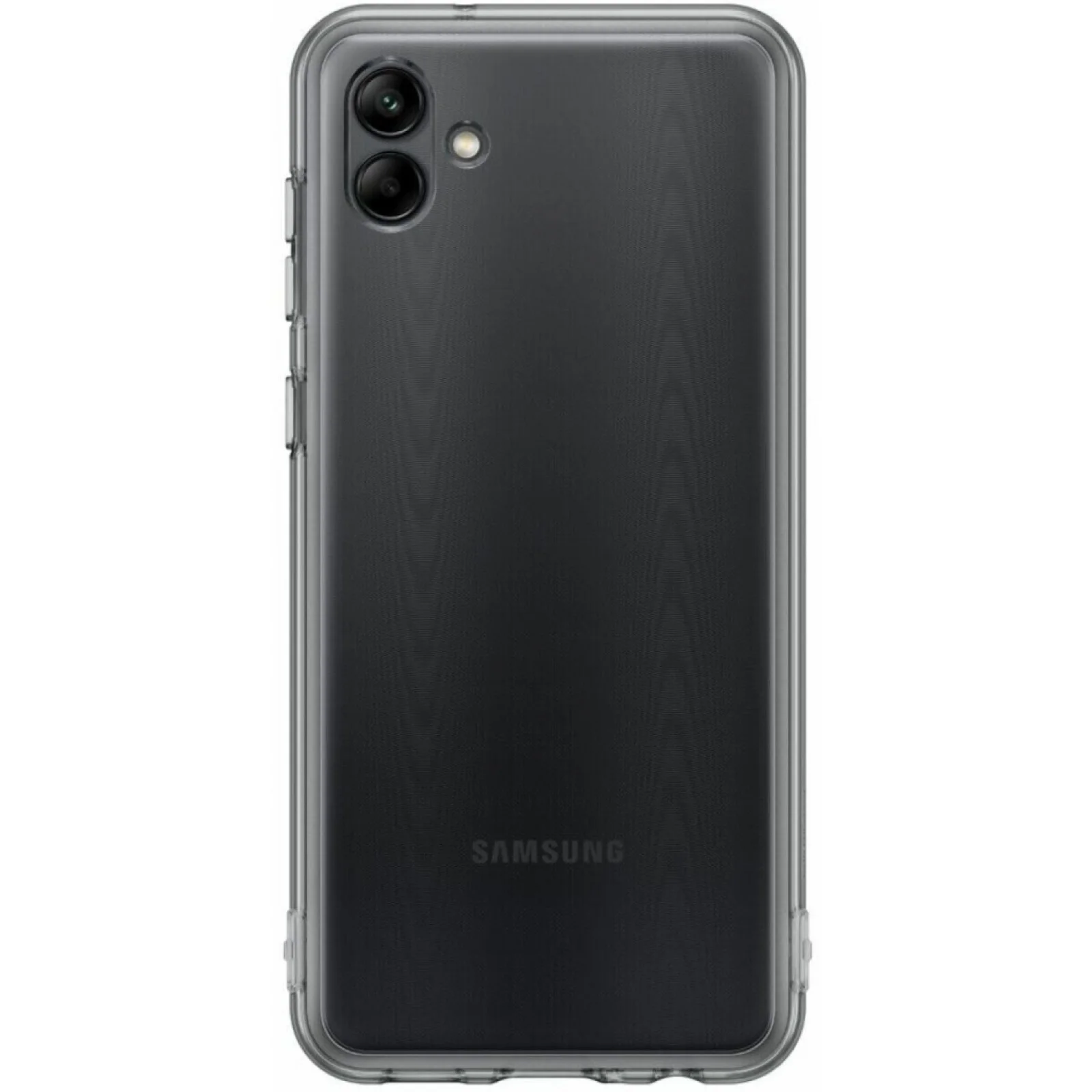 Чехол Samsung Soft Clear Cover Black для Samsung Galaxy A04 SM-A045 (EF-QA045TBEG)