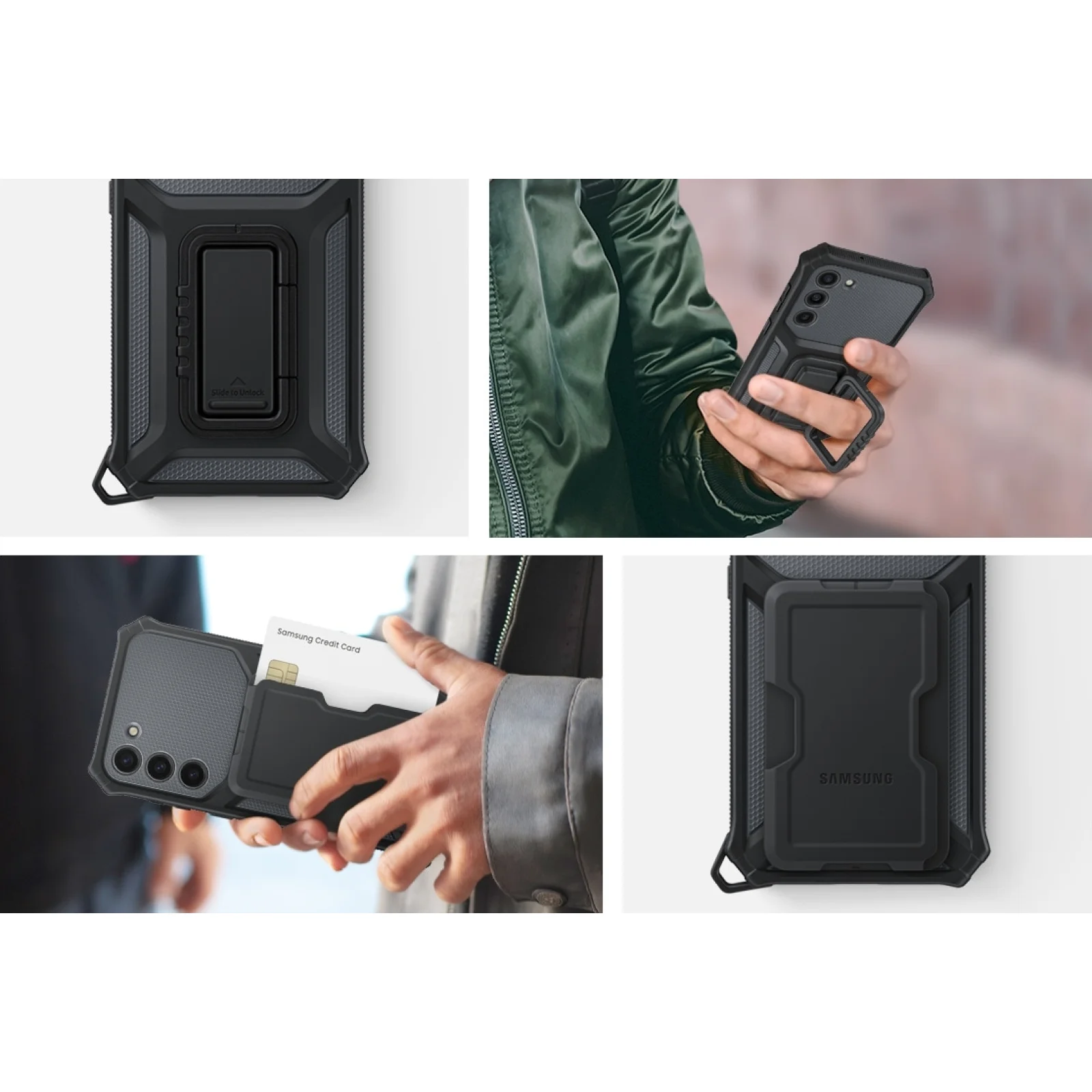 Чехол Samsung Rugged Gadget Case Titan для Samsung Galaxy S23 Plus SM-S916 (EF-RS916CBEG)