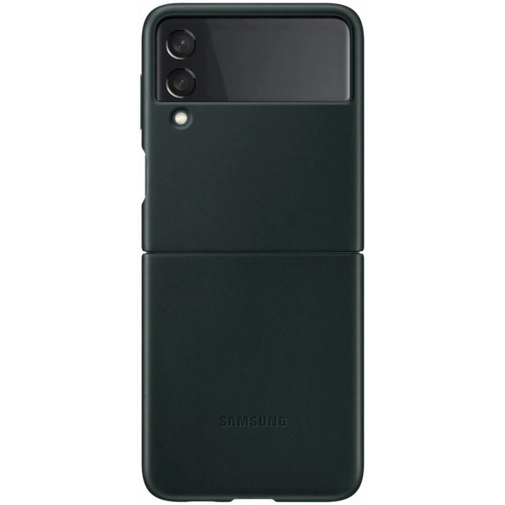 Чехол Samsung Leather Cover Green для Samsung Galaxy Flip3 5G (EF-VF711LGEG)