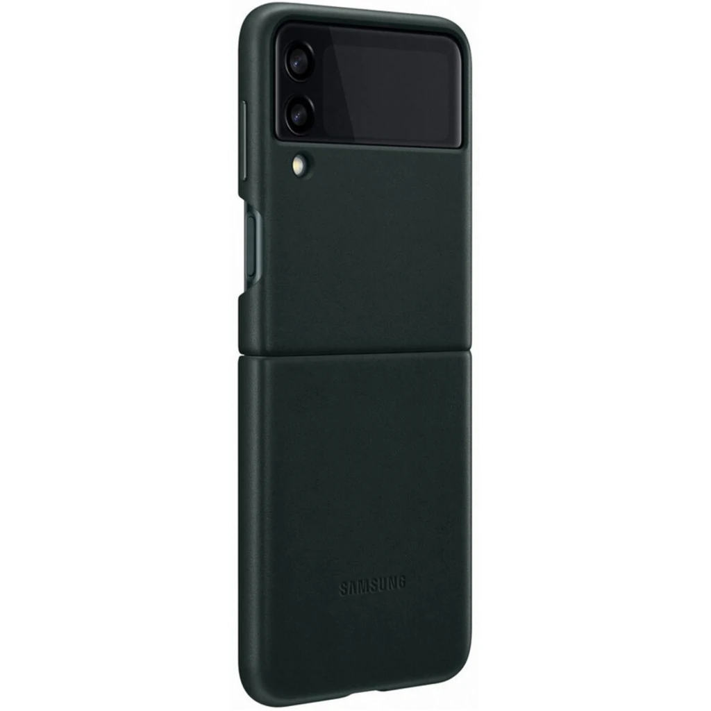 Чехол Samsung Leather Cover Green для Samsung Galaxy Flip3 5G (EF-VF711LGEG)