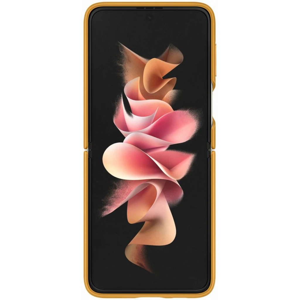 Чохол Samsung Leather Cover Mustard для Samsung Galaxy Flip3 5G (EF-VF711LYEG)