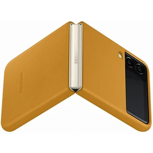 Чохол Samsung Leather Cover Mustard для Samsung Galaxy Flip3 5G (EF-VF711LYEG)