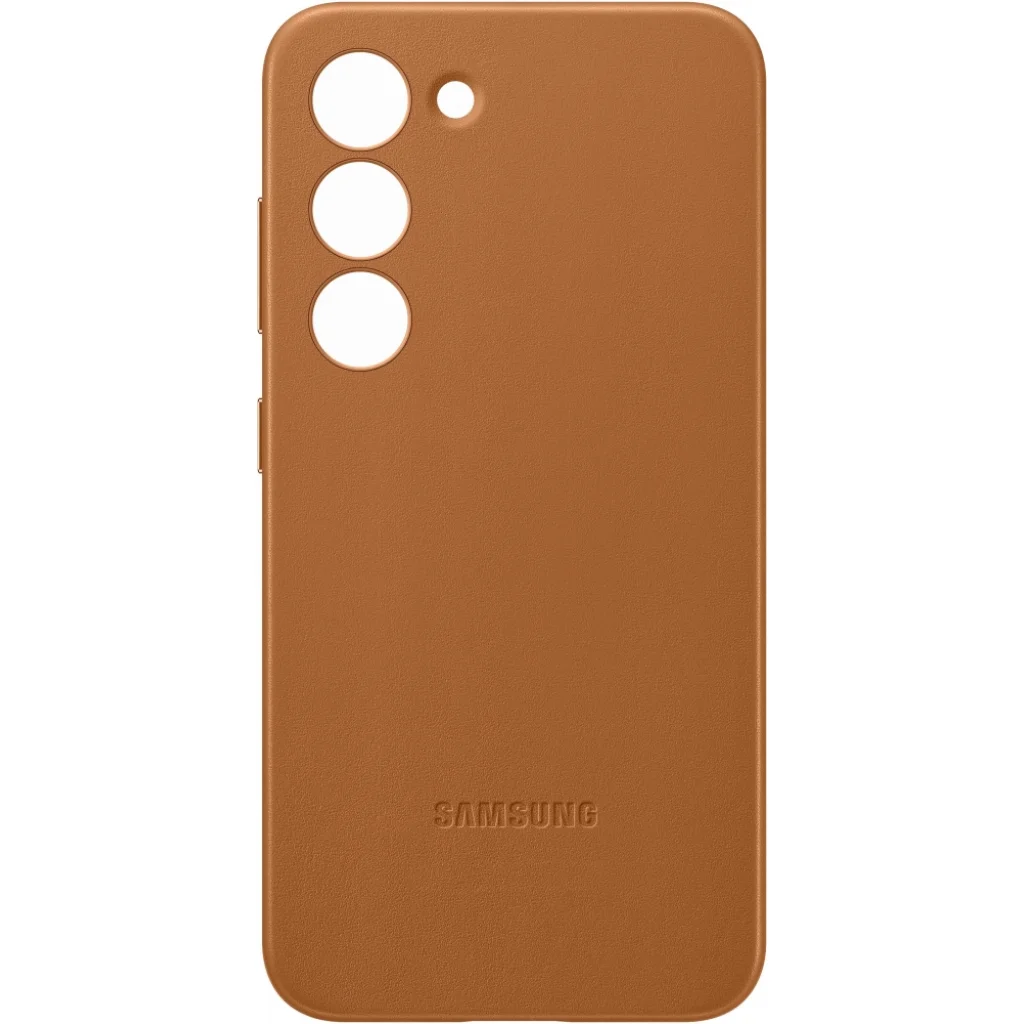 Чохол Samsung Leather Cover Camel для Samsung Galaxy S23 Plus SM-S916 (EF-VS916LAEG)