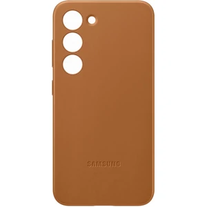Колір: Коричневий - Чохол Samsung Leather Cover Camel для Samsung Galaxy S23 Plus SM-S916 (EF-VS916LAEG)