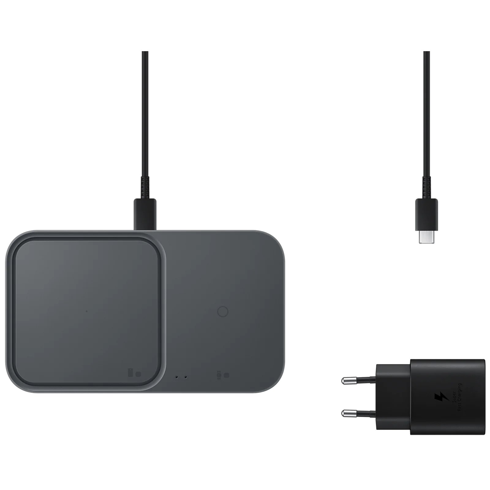 Бездротове зарядний пристрій Samsung Wireless Charger Pad Duo 15W Black (EP-P5400BBRGRU) UA