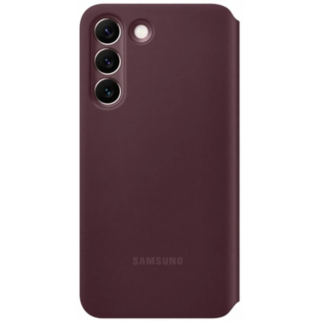 Чехол Samsung Smart Clear View Cover Burgundy для Samsung Galaxy S22 Plus SM-S906 (EF-ZS906CEEG)