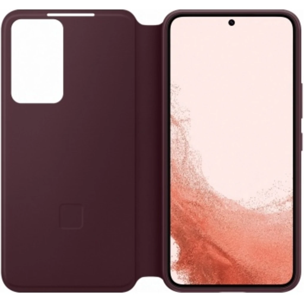 Чехол Samsung Smart Clear View Cover Burgundy для Samsung Galaxy S22 Plus SM-S906 (EF-ZS906CEEG)