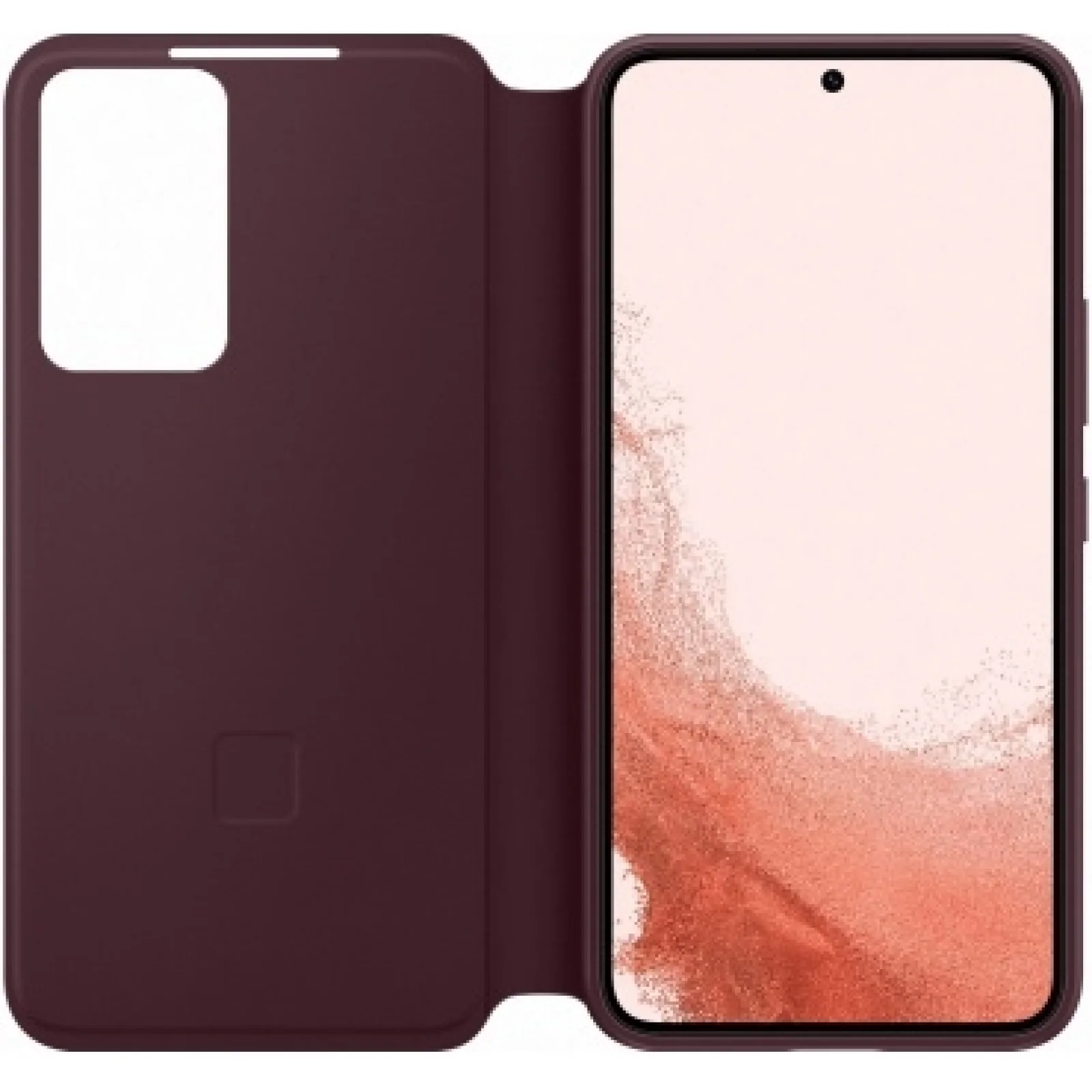 Чехол Samsung Smart Clear View Cover Burgundy для Samsung Galaxy S22 Plus SM-S906 (EF-ZS906CEEG)