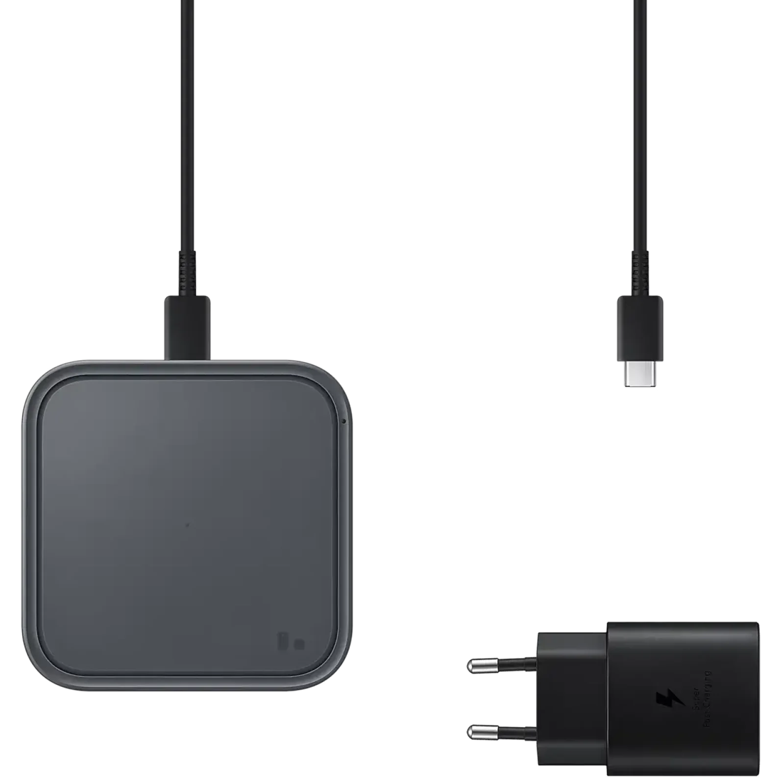 Бездротове зарядний пристрій Samsung EP-P2400 Wireless Charger Pad w/TA Black (EP-P2400TBEGEU)