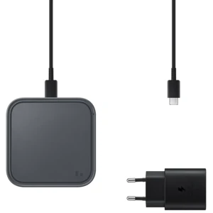 Бездротове зарядний пристрій Samsung Wireless Charger Pad 15W w/TA Black (EP-P2400TBRGRU)
