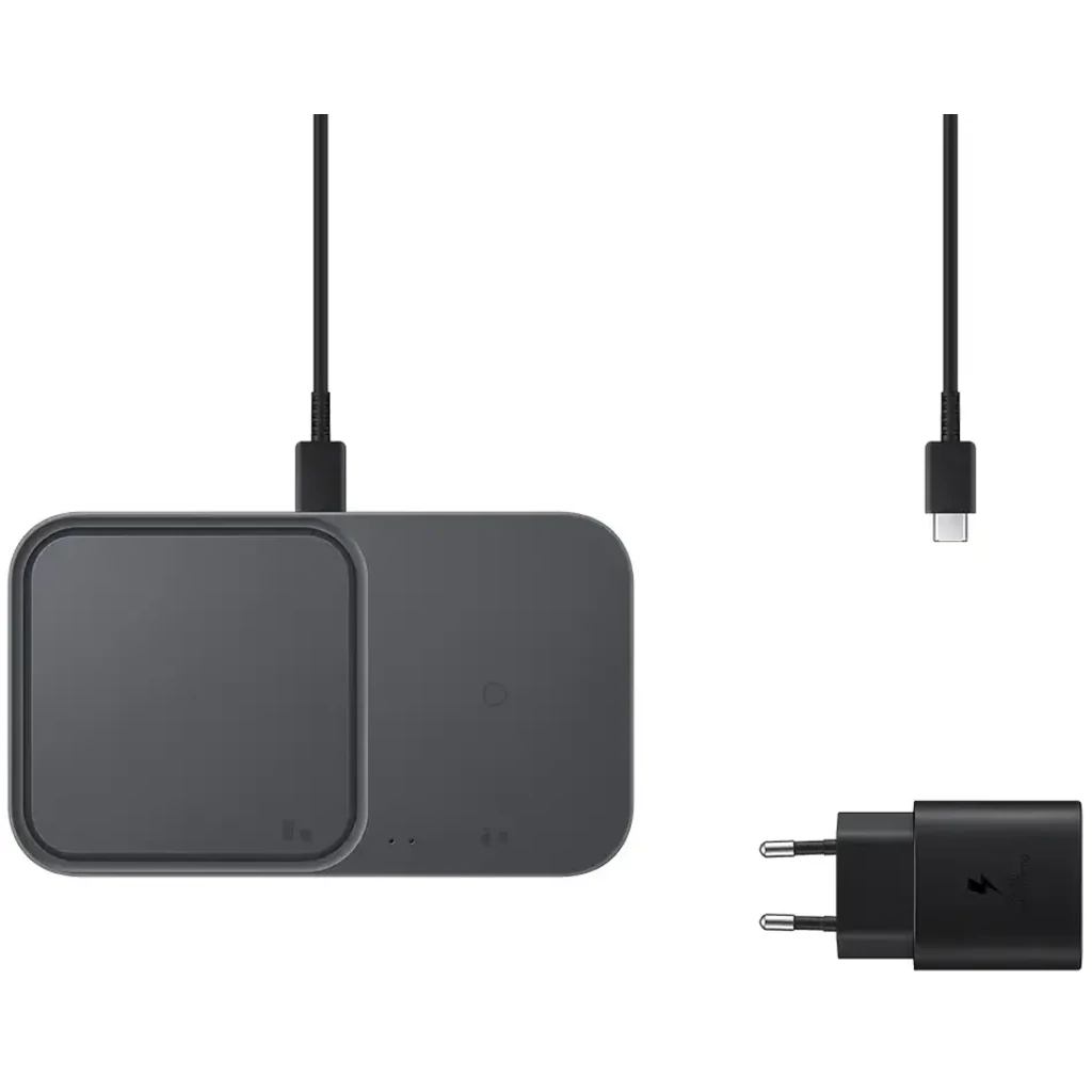 Бездротове зарядний пристрій Samsung Wireless Charger Duo EP-P5400 with TA Black (EP-P5400TBEGEU)
