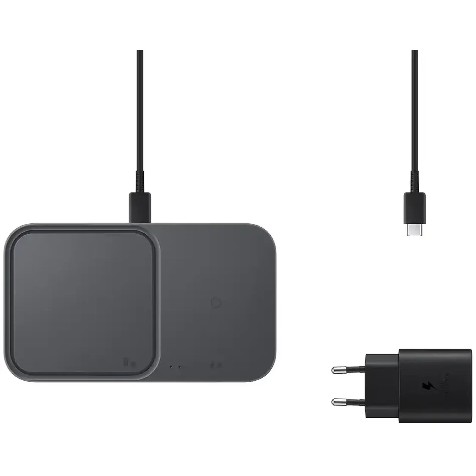 Бездротове зарядний пристрій Samsung Wireless Charger Duo EP-P5400 with TA Black (EP-P5400TBEGEU)