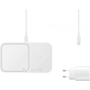 Бездротова зарядка Samsung Wireless Charger Pad Duo 15W with TA White (EP-P5400TWEG)