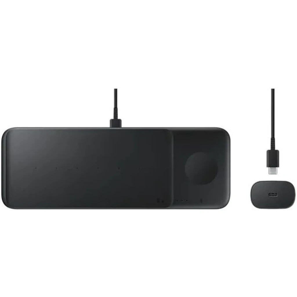 Бездротове зарядний пристрій Samsung Wireless Charger Trio Black (EP-P6300TBEGEEU)