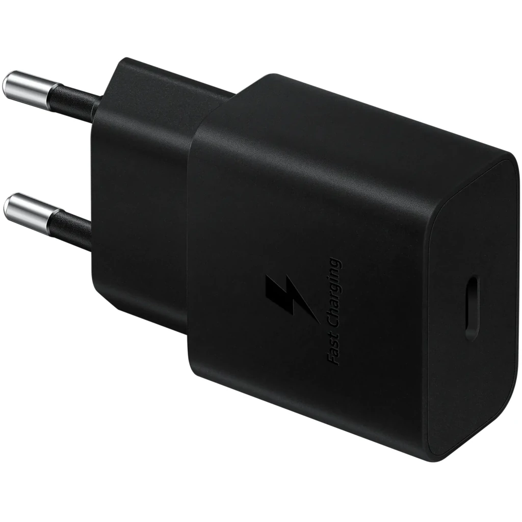 Мережевий зарядний пристрій Samsung USB Type-C 15W PD Black (EP-T1510NBEGRU)