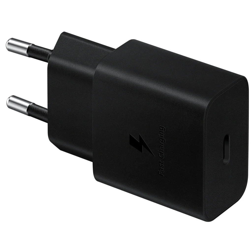 Сетевое зарядное устройство Samsung Fast Charging Type-C 15W Black (EP-T1510XBEGRU)
