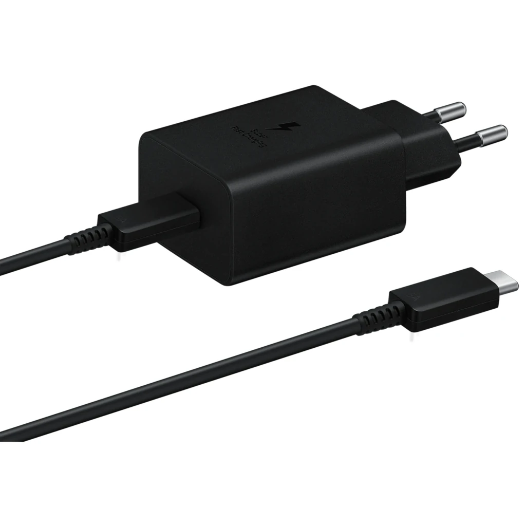Мережевий зарядний пристрій Samsung Fast Charging Type-C 45W with Cable Black (EP-T4510XBEG)