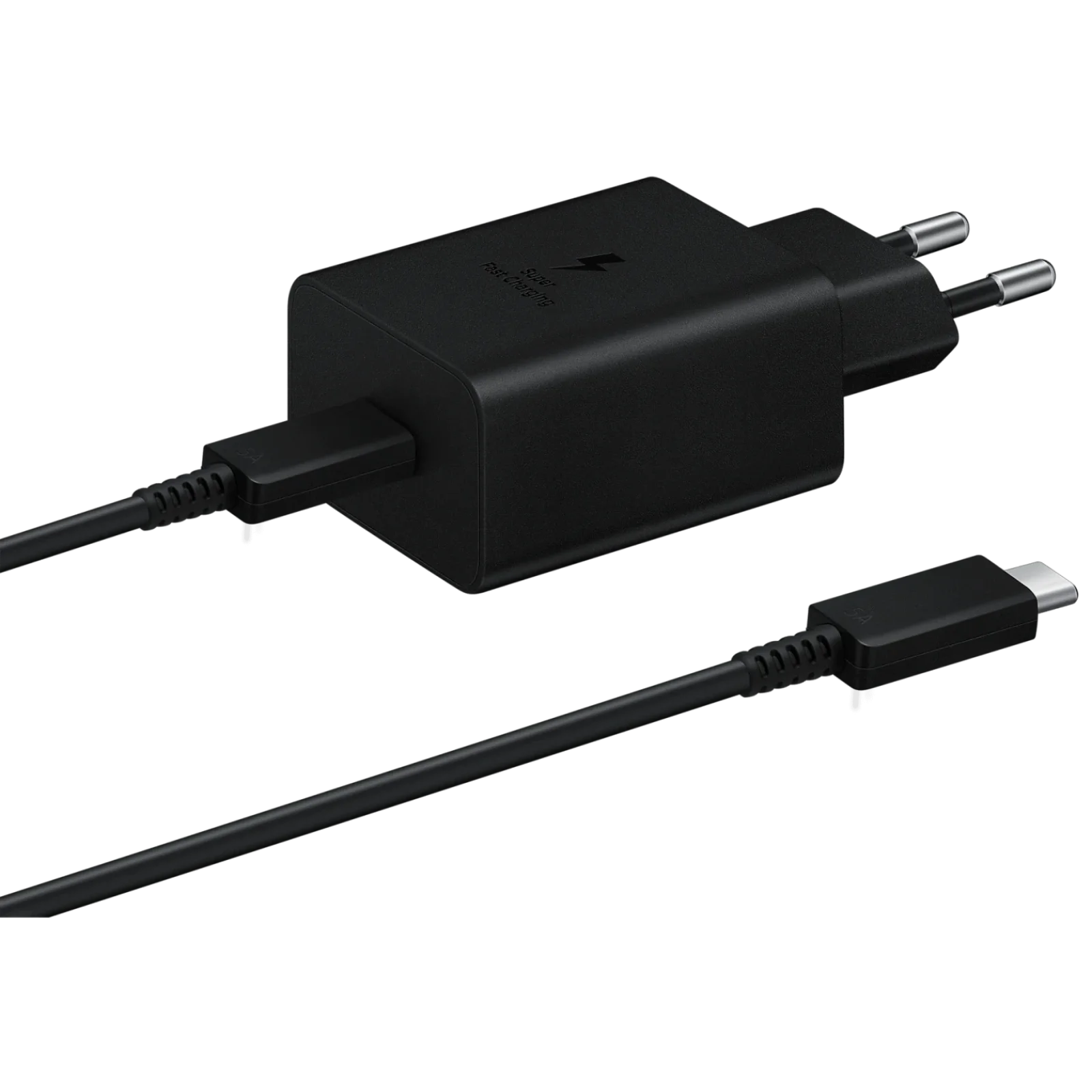 Мережевий зарядний пристрій Samsung Fast Charging Type-C 45W with Cable Black (EP-T4510XBEG)