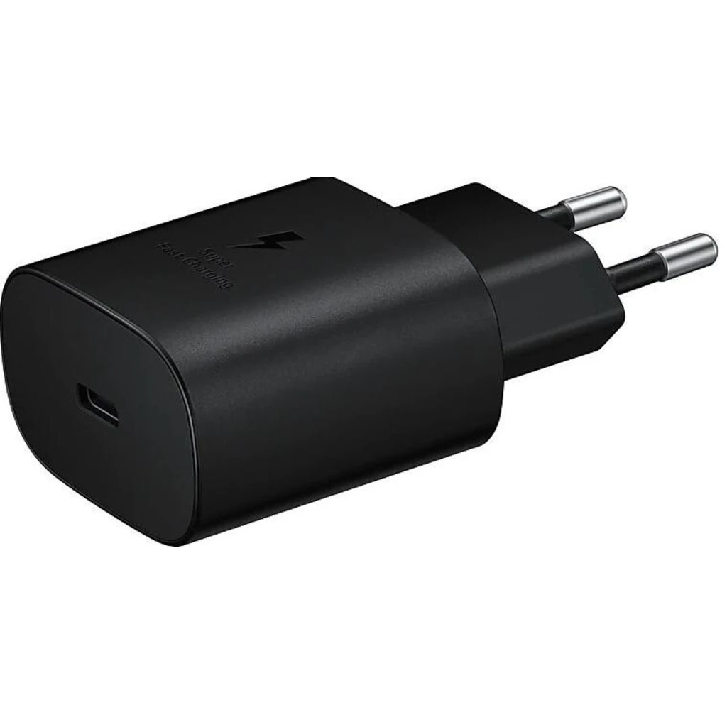 Сетевое зарядное устройство Samsung Fast Charging Type-C 25W PD3.0 Black (EP-TA800NBEGRU)