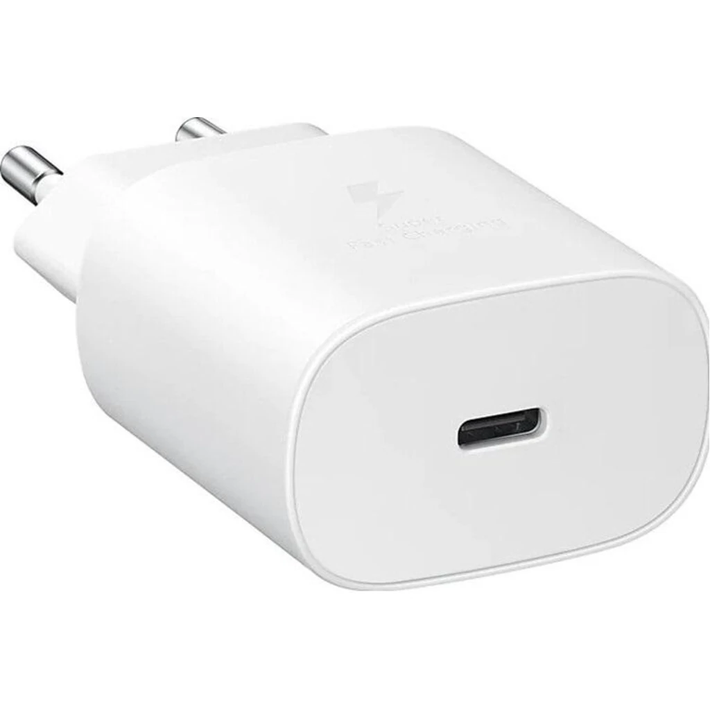 Сетевое зарядное устройство Samsung Fast Charging Type-C 25W PD3.0 White (EP-TA800NWEGRU)