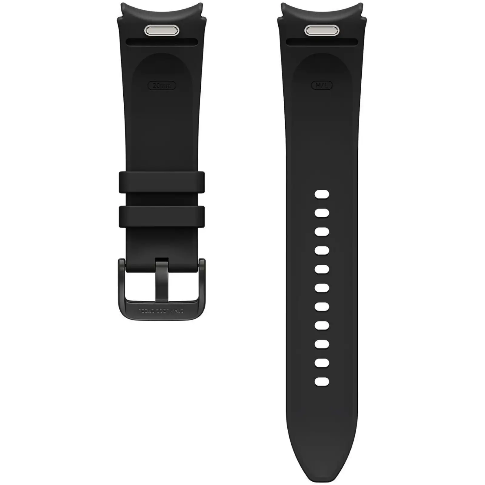 Ремінець для смарт-годинника Samsung Galaxy Watch6 Hybrid Leather Band (M/L) Black (ET-SHR96LBEGEU)