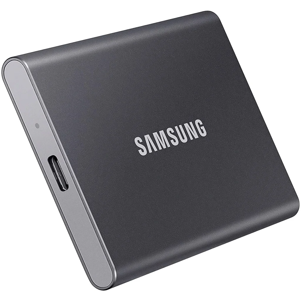 SSD накопитель внешний Samsung T7 2 TB Titan Gray (MU-PC2T0T/WW)