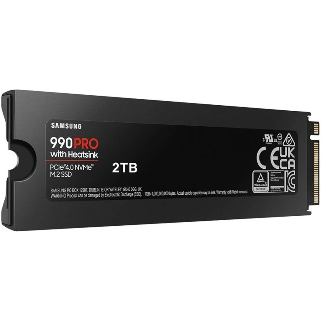 SSD внутрішні Samsung 990 PRO with Heatsink 2 TB (MZ-V9P2T0CW) UA