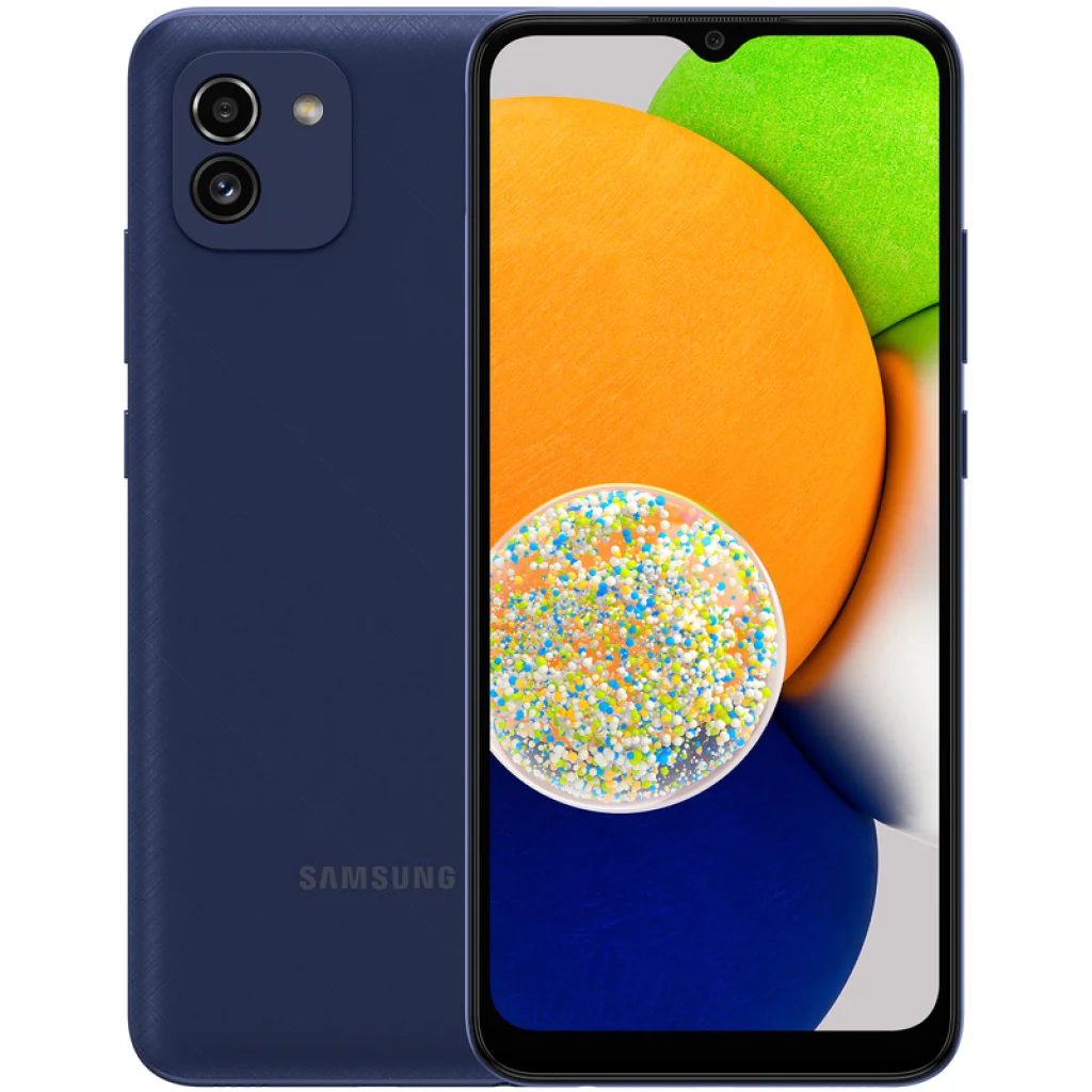 Смартфон Samsung Galaxy A03 4/64Gb Blue (SM-A035FZBGSEK) UA