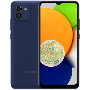 Цвет: Синий - Смартфон Samsung Galaxy A03 4/64Gb Blue (SM-A035FZBGSEK) UA