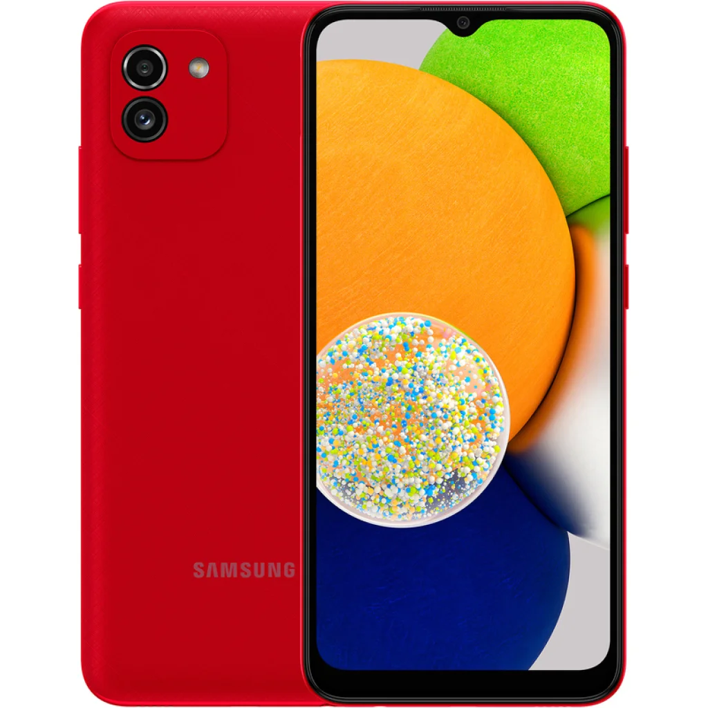 Смартфон Samsung Galaxy A03 4/64Gb Red (SM-A035FZRGSEK) UA