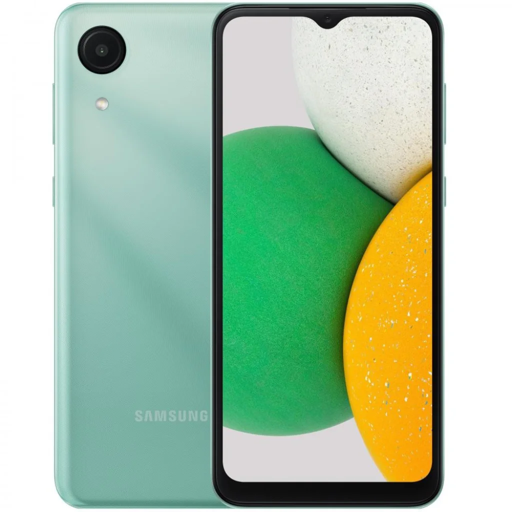 Смартфон Samsung Galaxy A03 Core 2/32GB Light Green (SM-A032FLGDSEK) UA