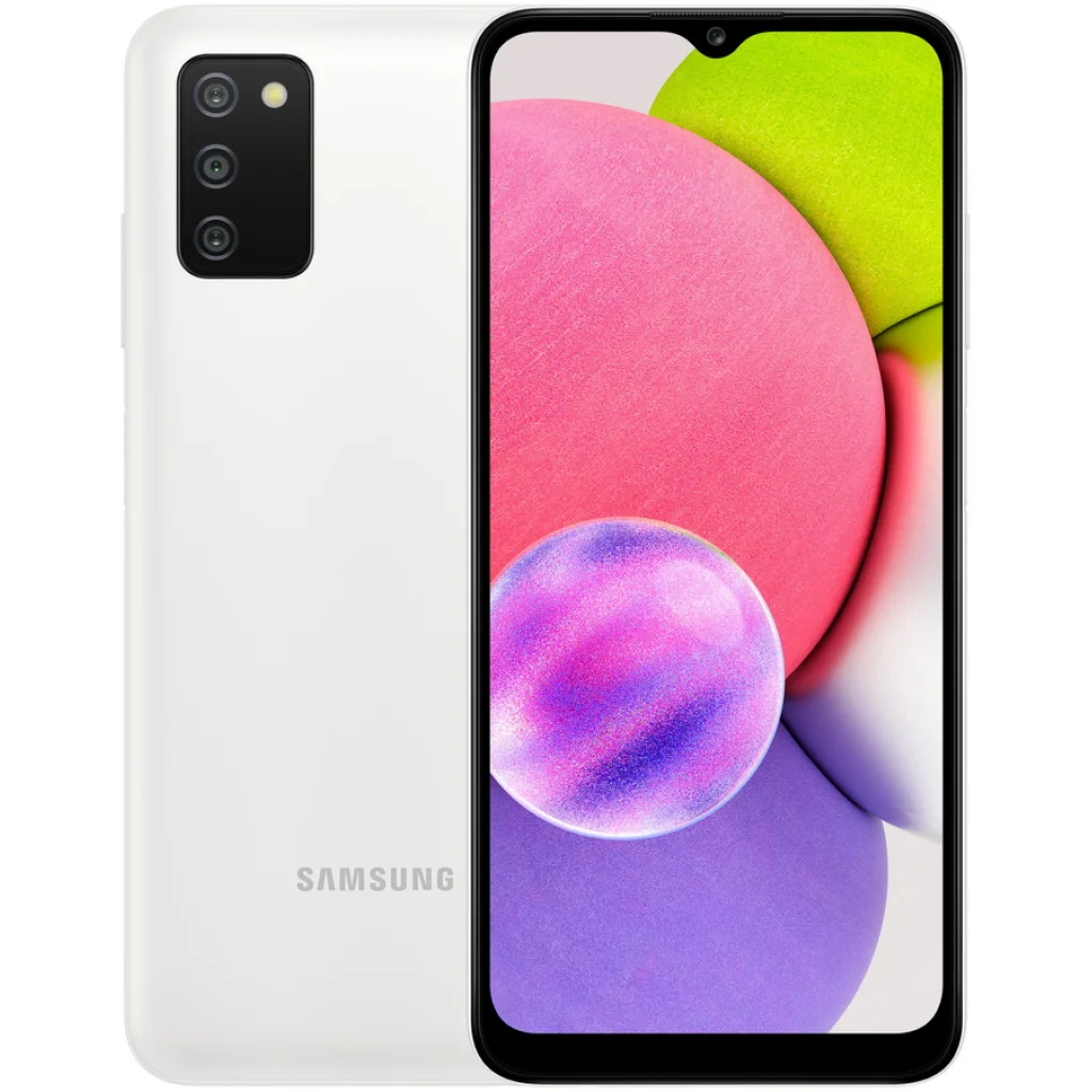 Смартфон Samsung Galaxy A03s 3/32GB White (SM-A037FZWDSEK)