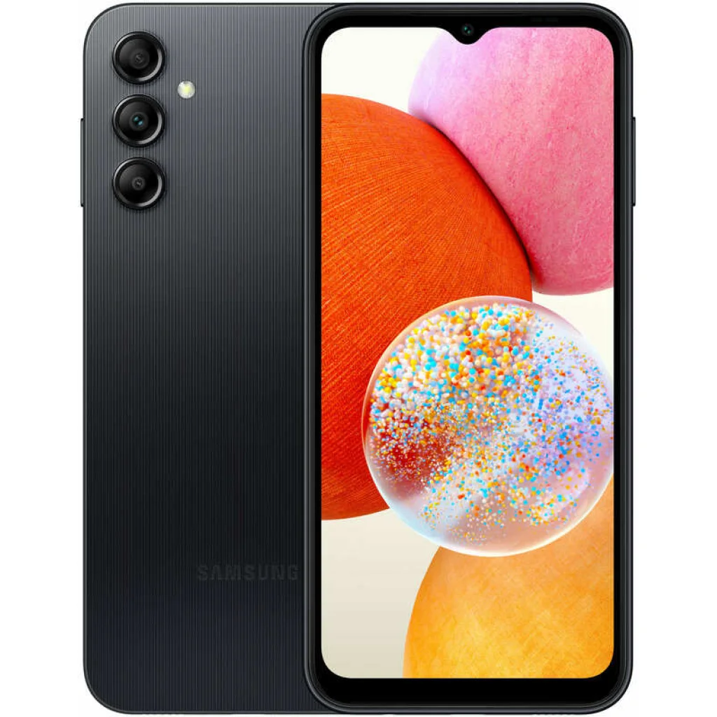 Смартфон Samsung Galaxy A14 4/64GB Black (SM-A145FZKU)