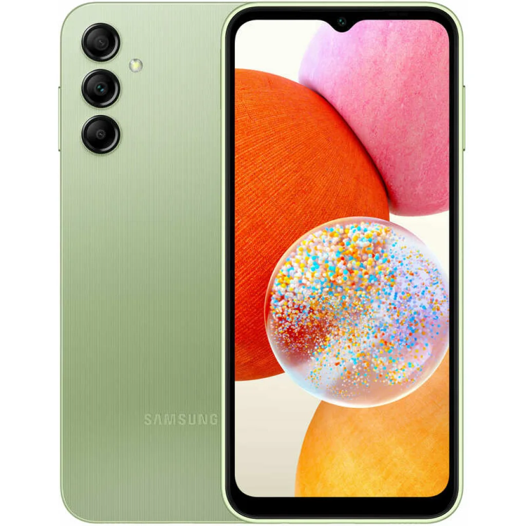 Смартфон Samsung Galaxy A14 4/128GB Green (SM-A145FLGV)