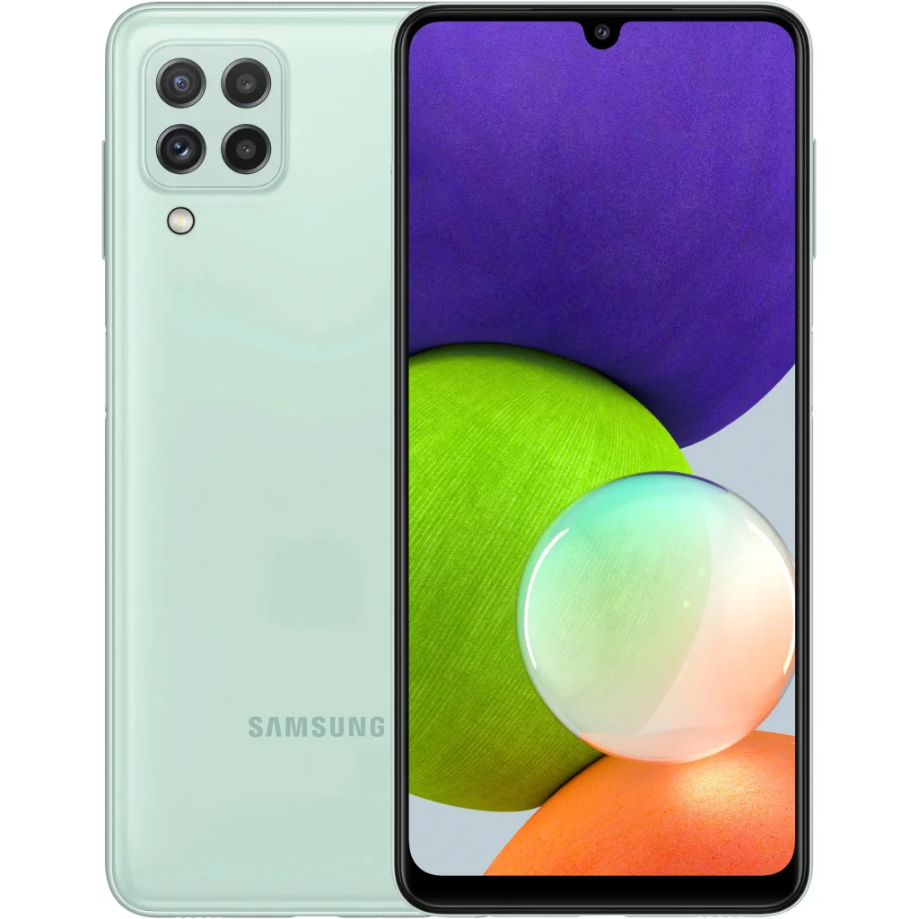 Смартфон Samsung Galaxy A22 4/128GB Light Green (SM-A225FLGGSEK) UA