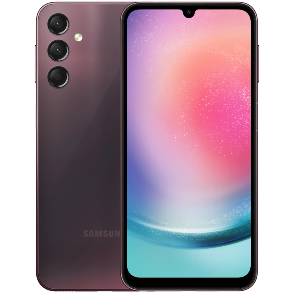 Смартфон Samsung Galaxy A24 6/128GB Dark Red (SM-A245FDRV) UA