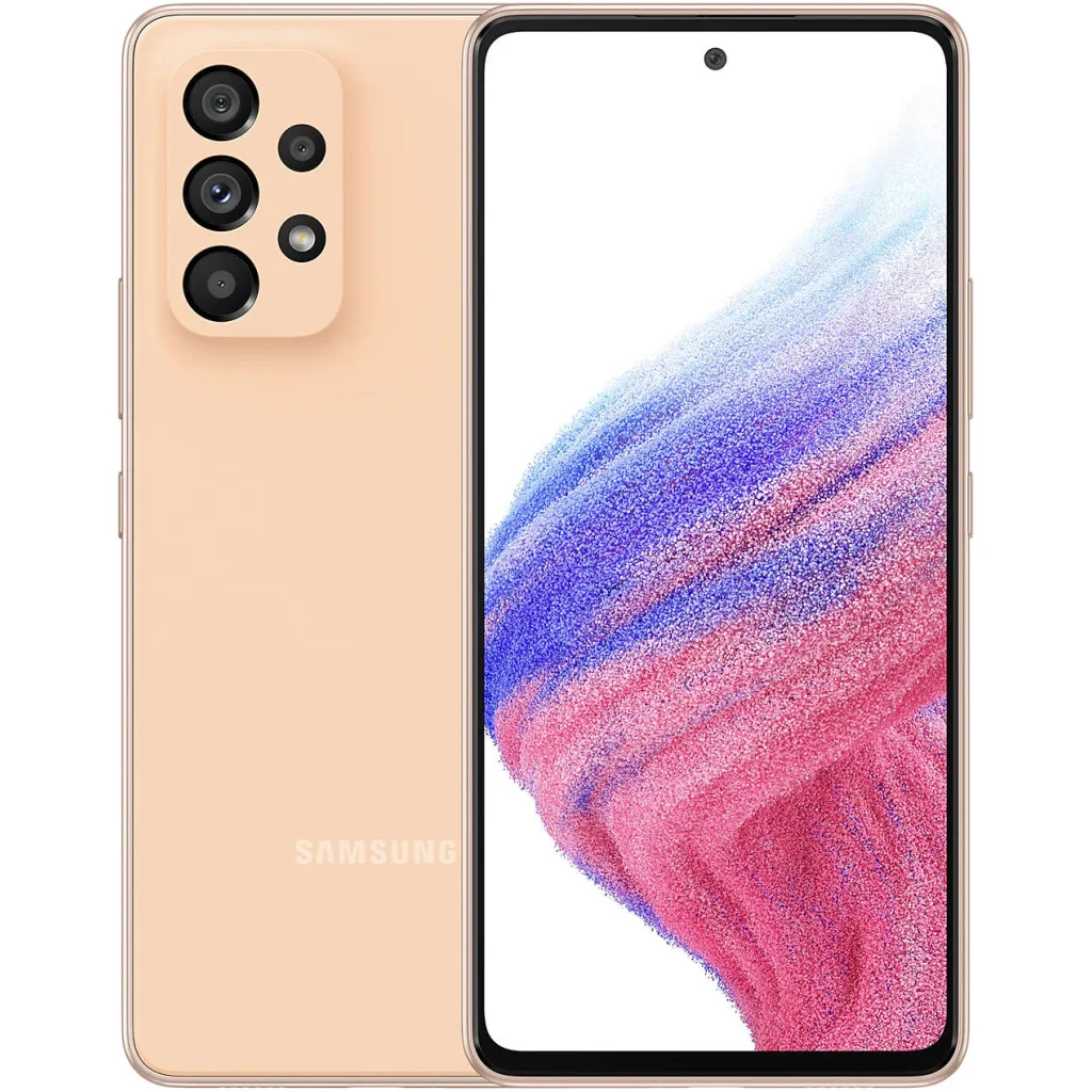 Смартфон Samsung Galaxy A53 5G 6/128GB Peach (SM-A536BZON)