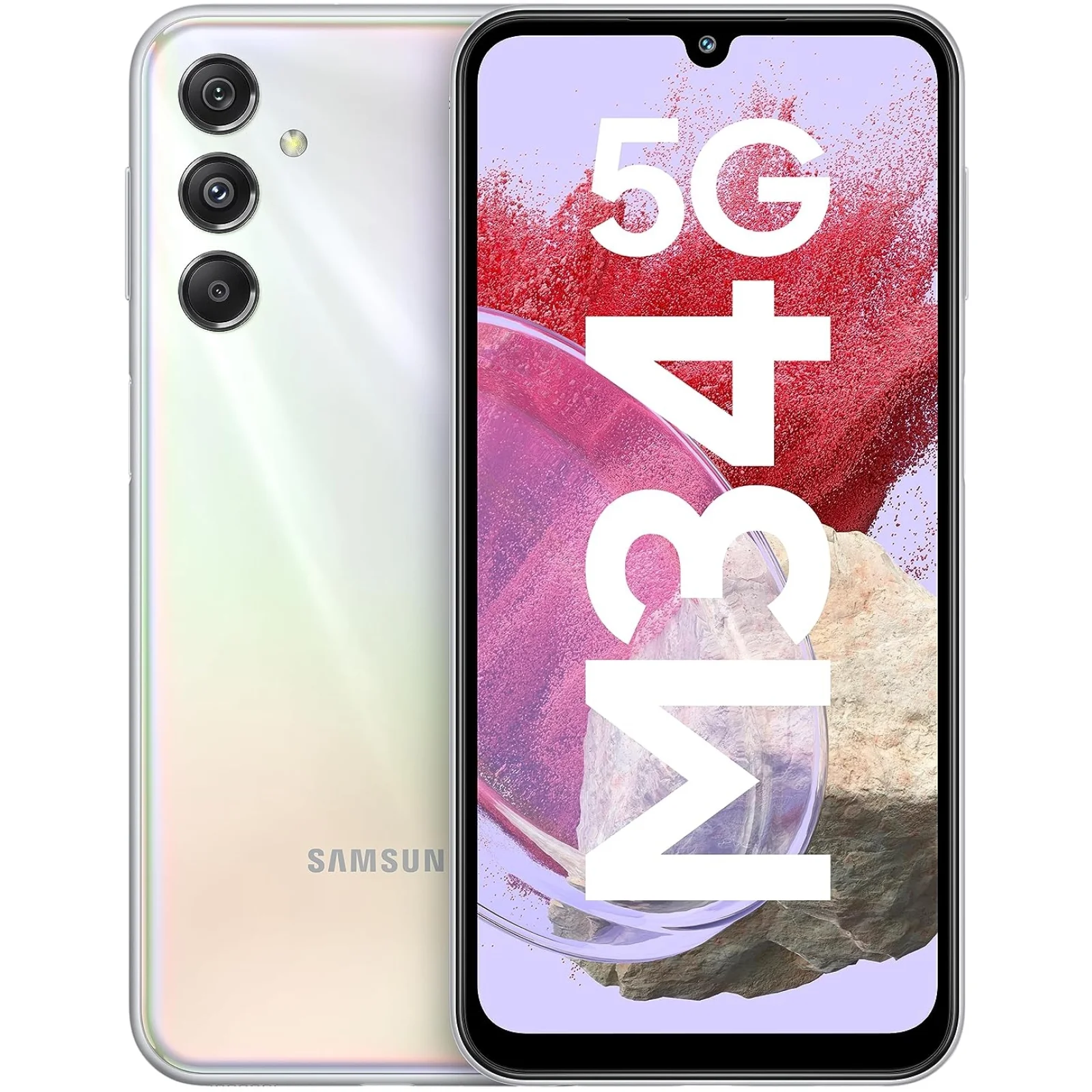 Смартфон Samsung Galaxy M34 5G 8/128GB Silver (SM-M346BZSG)