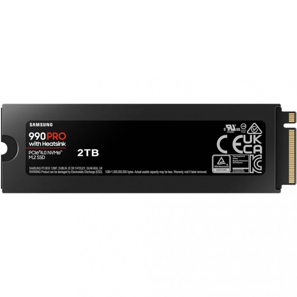 SSD внутрішні Samsung 990 PRO with Heatsink 2 TB (MZ-V9P2T0GW) UA