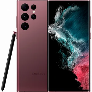 Колір: Бордовий - Смартфон Samsung Galaxy S22 Ultra 12/256GB Burgundy (SM-S908BDRGSEK)