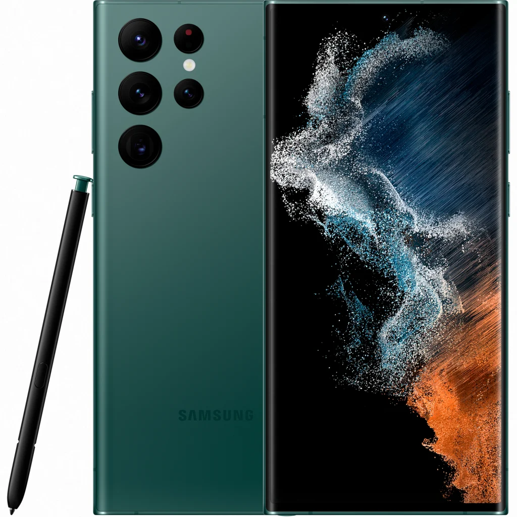 Смартфон Samsung Galaxy S22 Ultra 12/256GB Green (SM-S908BZGGSEK)
