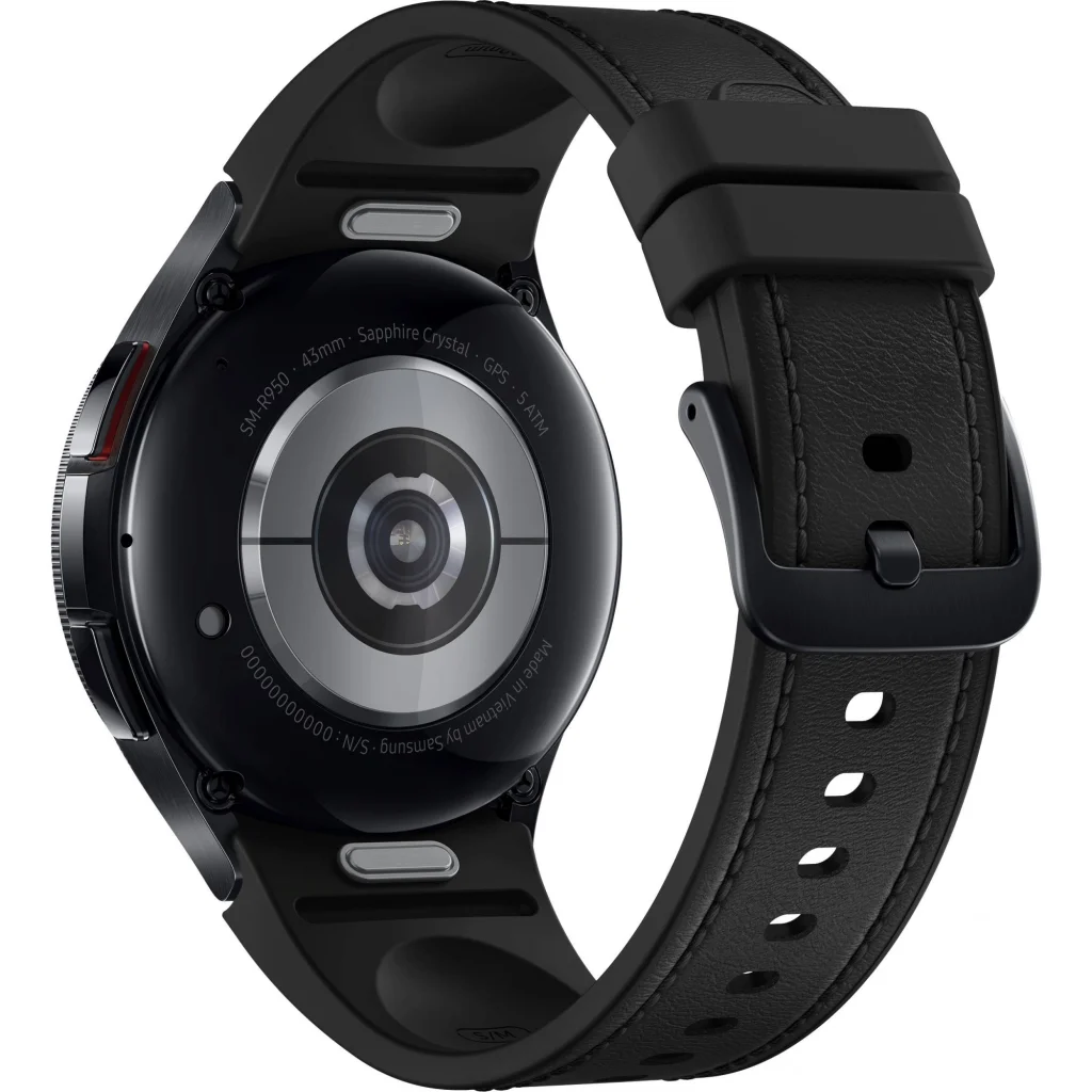 Смарт-годинник Samsung Galaxy Watch6 Classic 43mm eSIM Black (SM-R955FZKA)