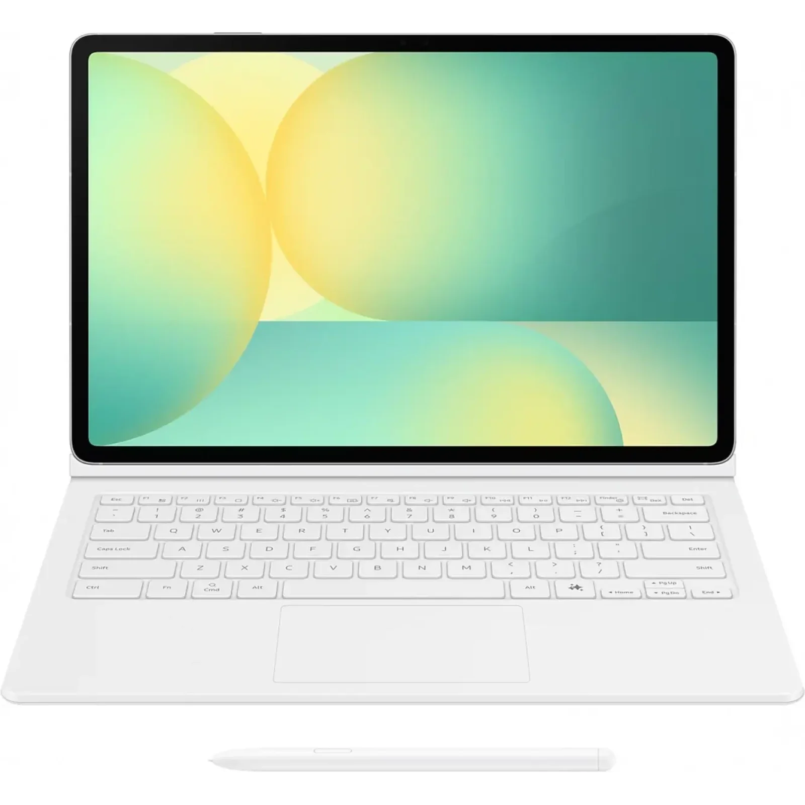 Чохол-клавіатура Samsung Tab S10 FE+ Book Cover Keyboard AI Key White (EF-DX625BWEGUA)