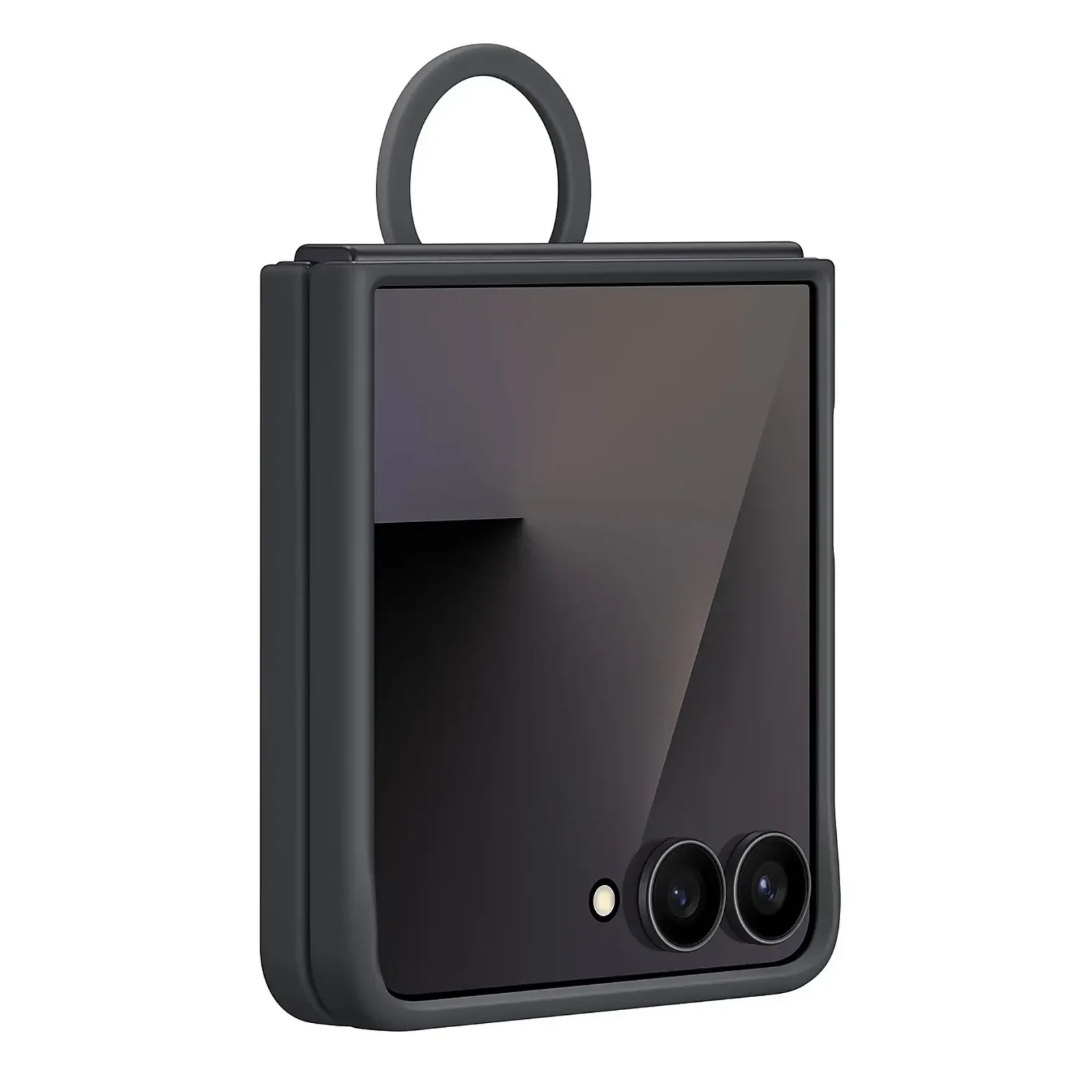 Чохол Samsung Silicone Case with Ring Black для Samsung Galaxy Flip7 (EF-PF766TBEGUA)