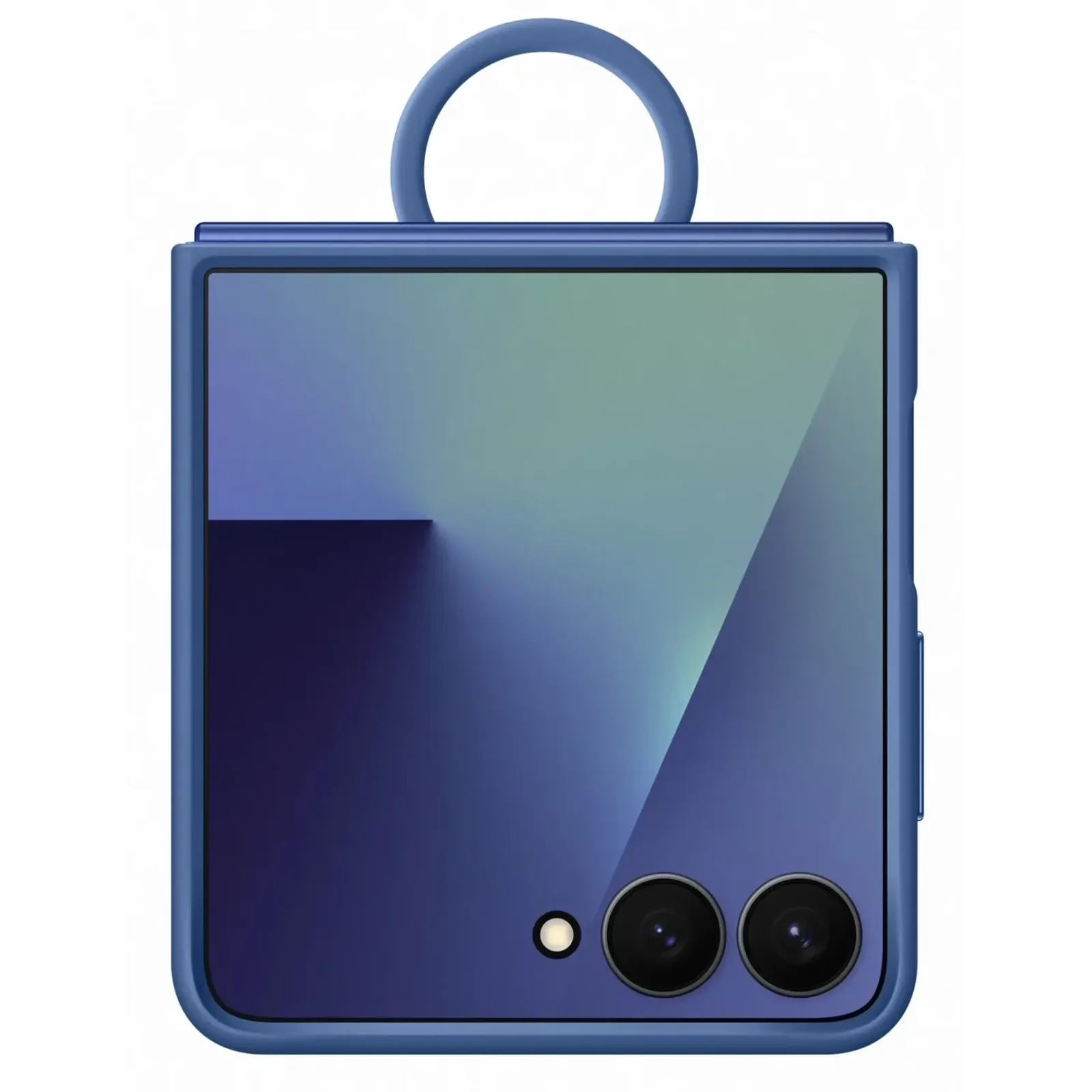 Чехол Samsung Silicone Case with Ring Blue для Samsung Galaxy Flip7 (EF-PF766TNEGUA)