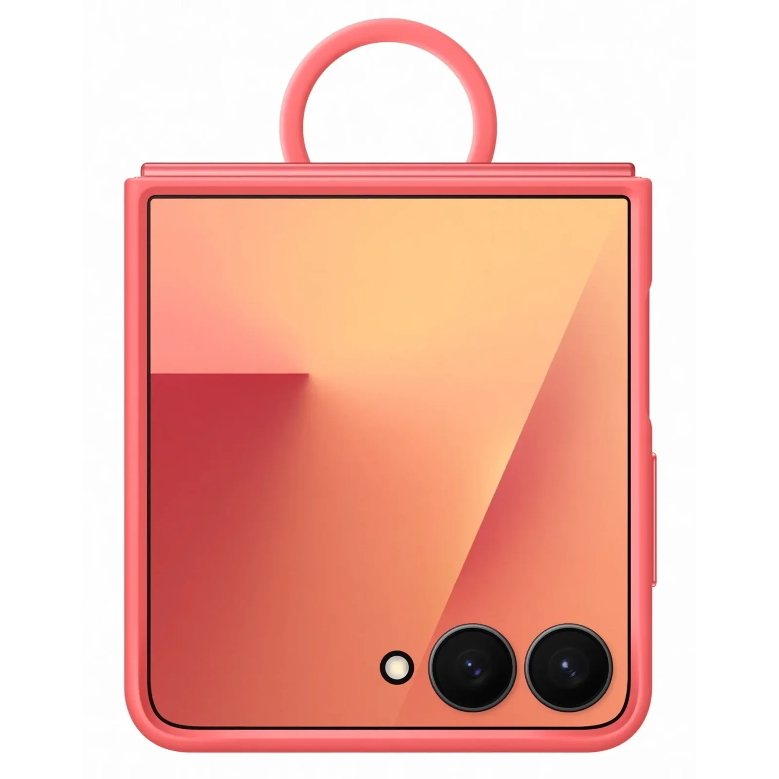 Чехол SamsungSilicone Case with Ring Red для Samsung Galaxy Flip7 (EF-PF766TREGUA)