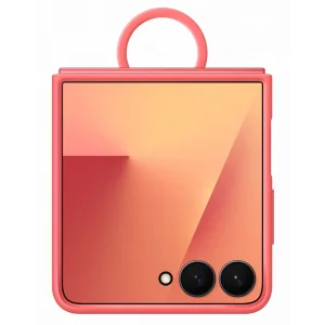 Чехол SamsungSilicone Case with Ring Red для Samsung Galaxy Flip7 (EF-PF766TREGUA)