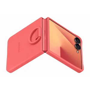 Чехол SamsungSilicone Case with Ring Red для Samsung Galaxy Flip7 (EF-PF766TREGUA)